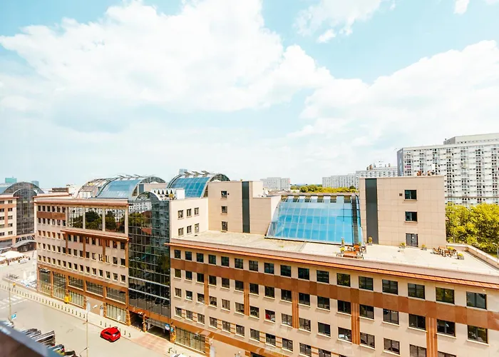 9th Floor Panoramic View Quiet Modern By Polandbnb Lejlighed Warszawa